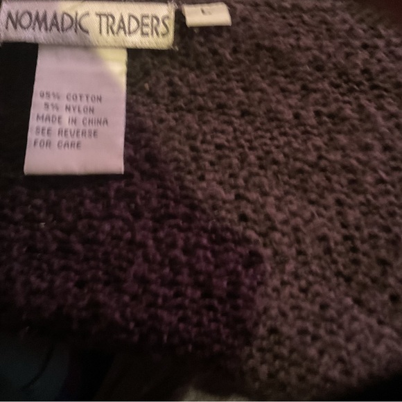 WOMENSWEAR NOMADIC TRACK PURPLE BUTTON DOWN SWEATER. GOOD CONDITION. SIZE XL - Picture 14 of 15